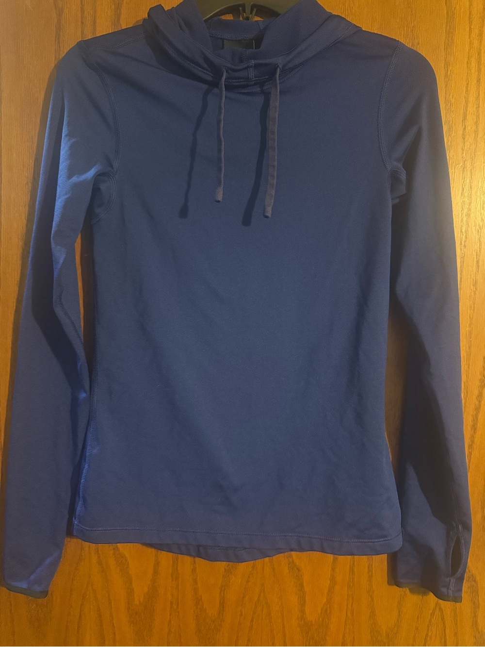 Nike Navy Blue Long-Sleeve Hooded Top